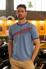 Dusk Blue 1981 Racing Tee