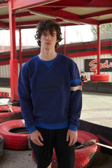 Estate blue large embroidery Racing