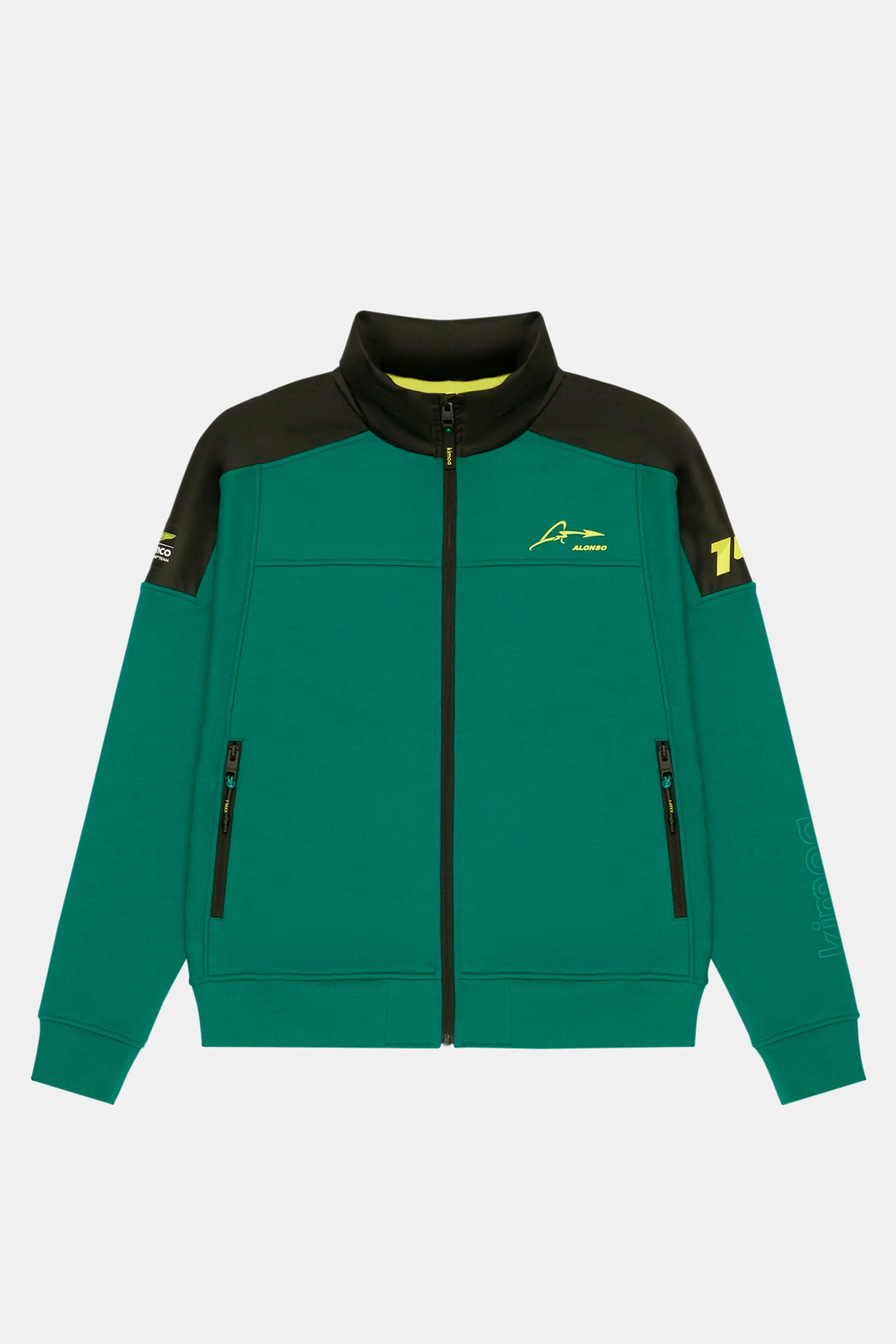 Aston Martin F1 Team x Kimoa Bicolor Sweat Jacket green