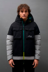 Aston Martin F1 Team x Kimoa Bicolor Puffy Patch Pockets Jacket