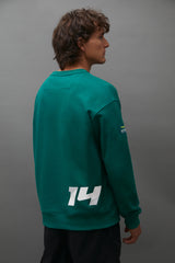 Aston Martin F1 Team x Kimoa 3D Embroidery Sweat green
