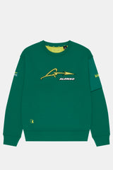 Aston Martin F1 Team x Kimoa 3D Embroidery Sweat green