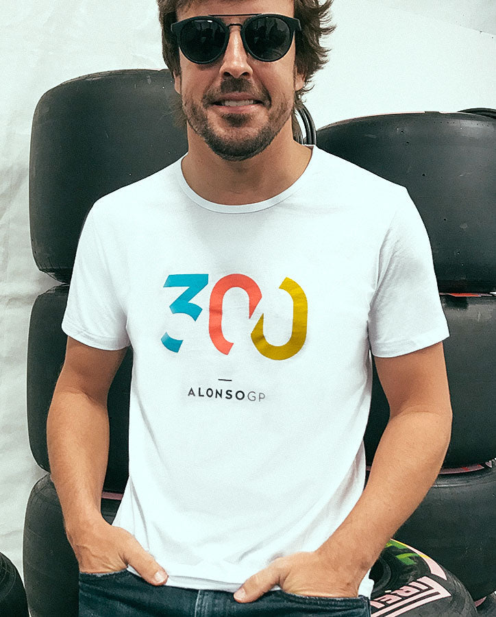300 Fernando Alonso blanca