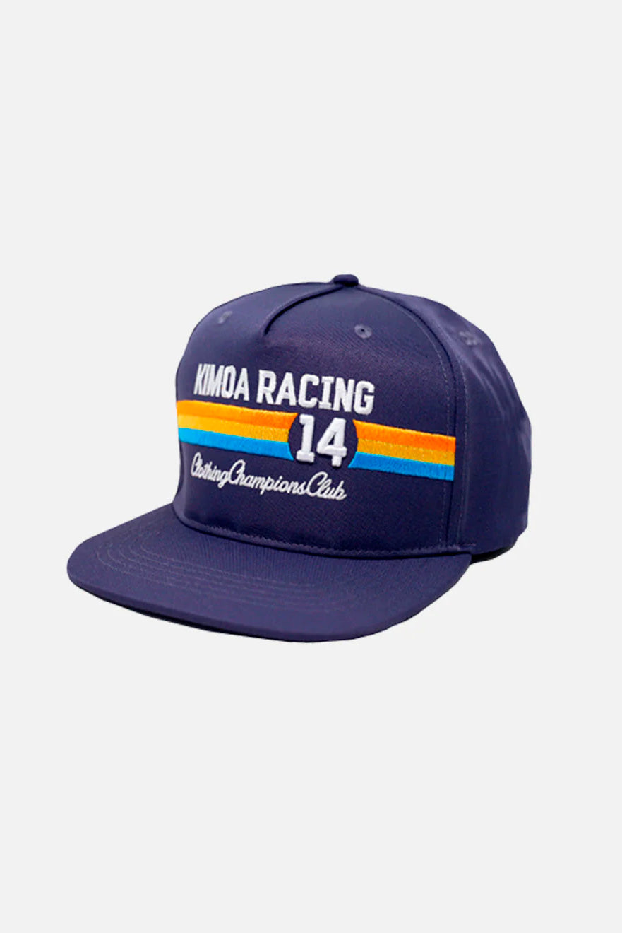 Racing 14 Blue Flat Cap