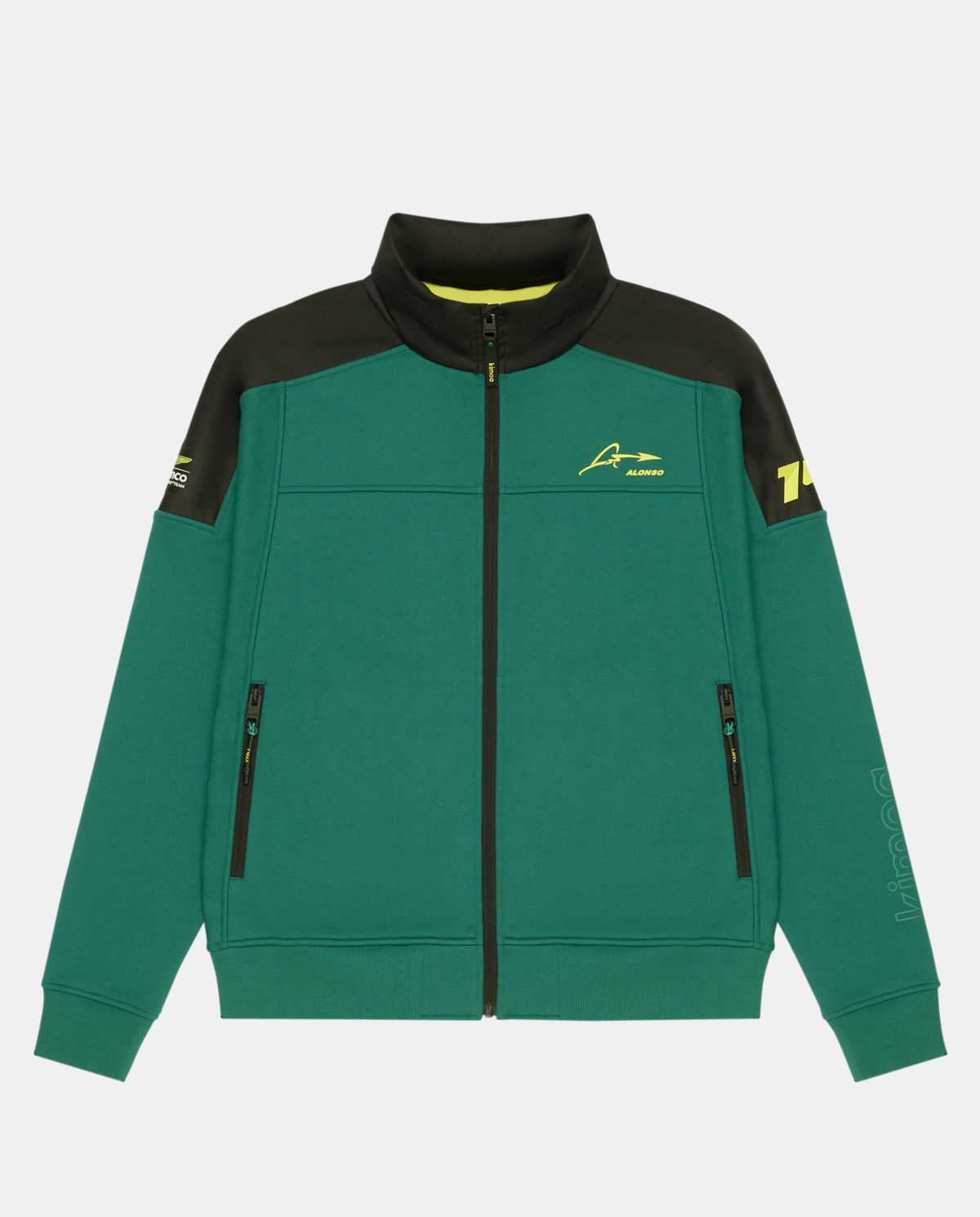 Aston Martin F1 Team x Kimoa Bicolor Sweat Jacket green