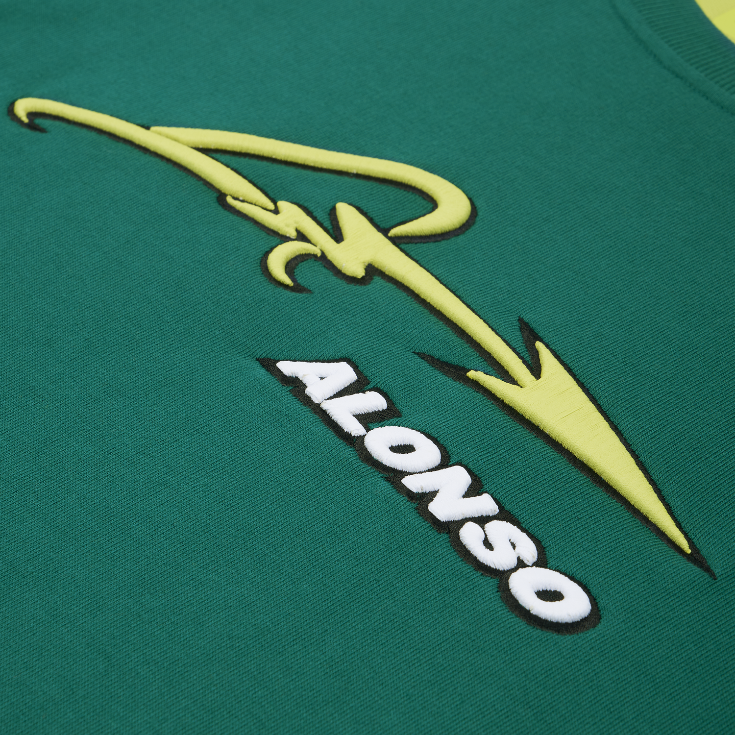 Aston Martin F1 Team x Kimoa 3D Embroidery Sweat green