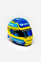 Edición especial de Mini Casco Aston Martin 2024 - Fernando Alonso