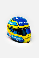 Special Edition Mini Helmet Aston Martin 2024 - Fernando Alonso