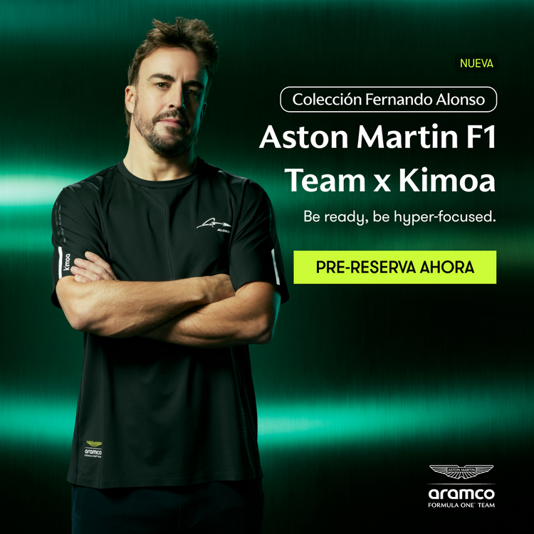 Camiseta Aston Martin Aramco Cognizant F1 Kimoa Fernando Alonso - Niño